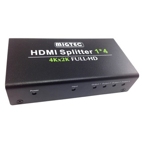 Distribuidor Splitter Hdmi 1.4v 4k2k Full Hd 3d 4kdk104 para Dvd, Tv, Notebook, Pc, Vídeo Game