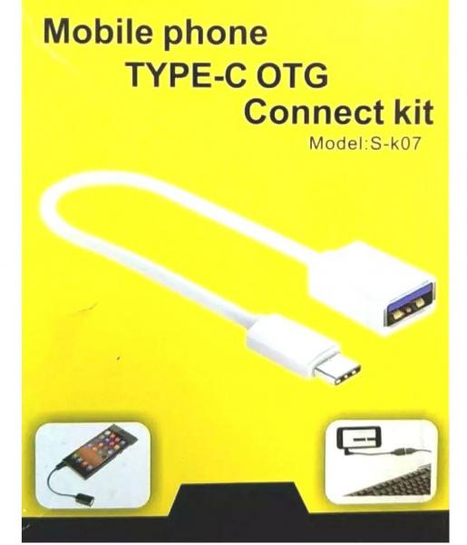 Cabo Adaptador OTG USB Type C (USB C) S-K07 - S/m