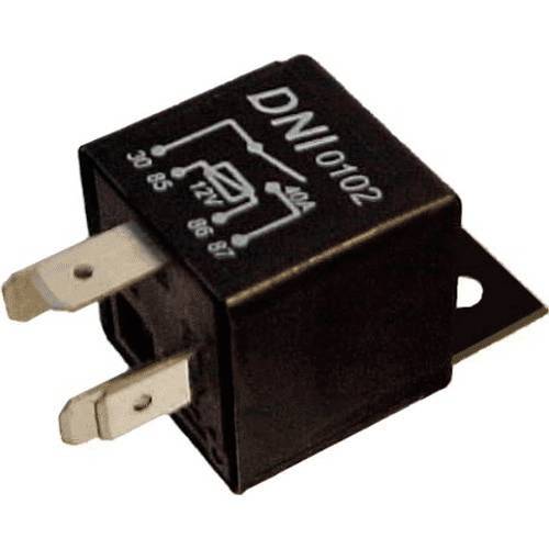 Dni0102 - Relé Auxiliar Universal, Ventilador do Radiador, Antena Elétrica, Ar Condicionado, Vidro e