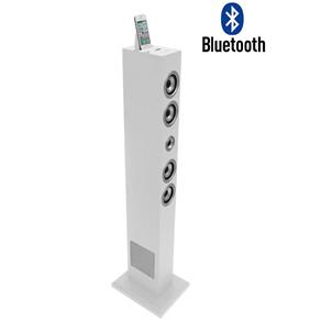 Dock Station Vizio Smartphone Tower VA1302 com Bluetooth, Entrada Auxiliar e Saída de Áudio e Vídeo Branco – 70 W