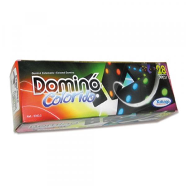 Domino de Madeira Pingos Color - Xalingo - Xalingo