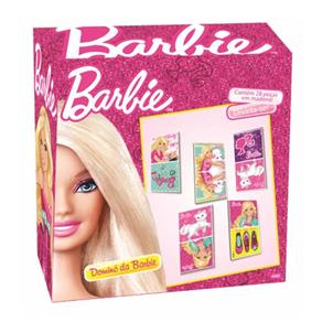 Dominó Madeira Barbie Fun Toys