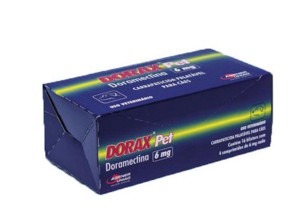 Dorax Pet 6 Mg - 4 Comprimidos - Agener