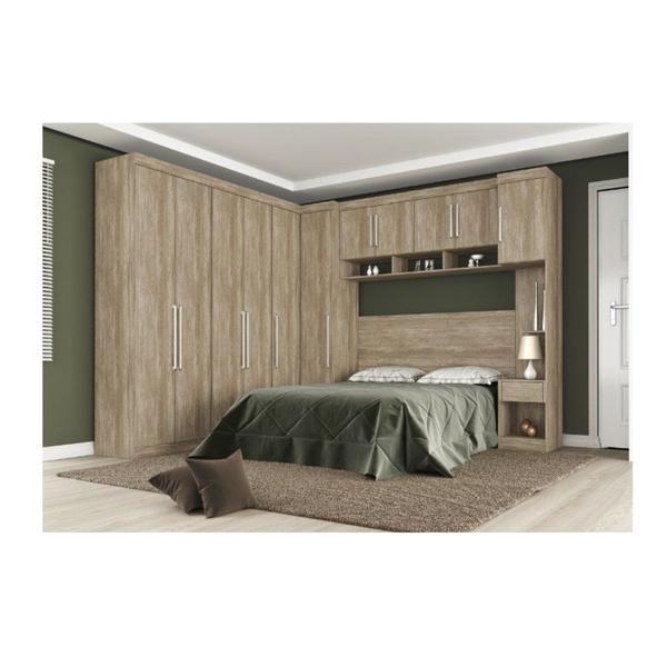 Dormitório Modulado Casal 11 Portas Modena 10 Demóbile - Demobile