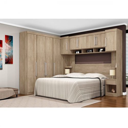 Dormitório Modulado Casal Modena 10 Portas Demobile 7700