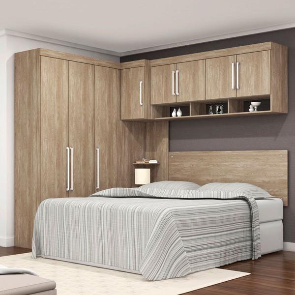Dormitório Modulado Casal Modena 8 Portas Demóbile 77003 - Demobile