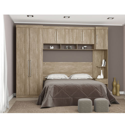 Dormitório Modulado Modena 7 Portas e 2 Gavetas em Mdp