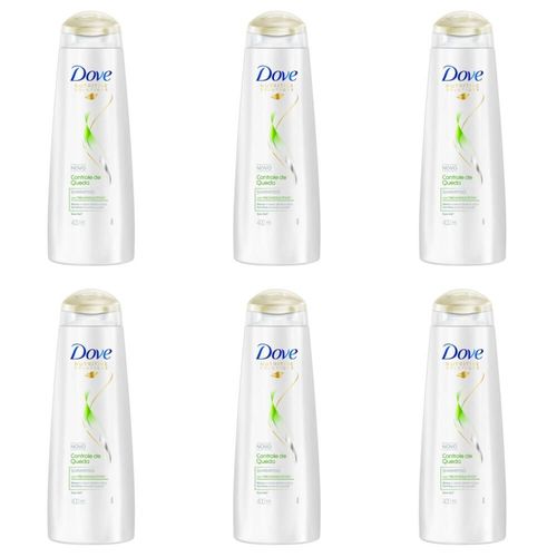 Dove Controle de Queda Shampoo 400ml (kit C/06)