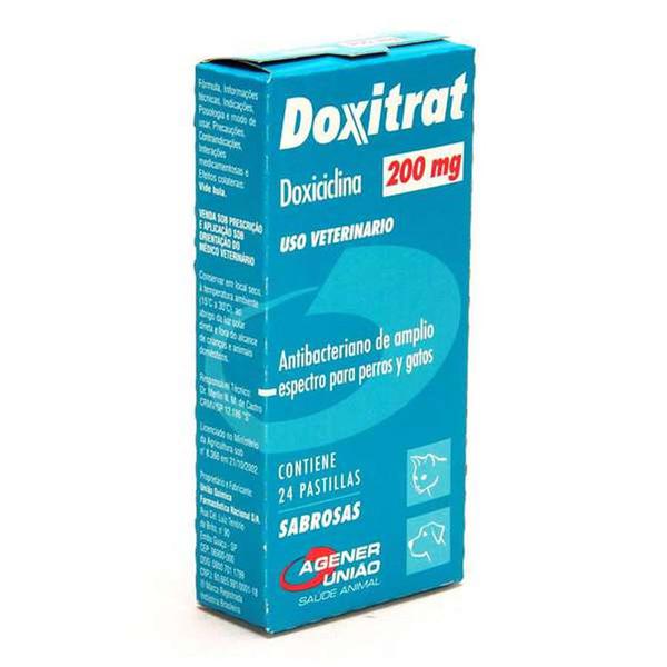 Doxitrat 200mg - 24 Comprimidos - Agener União