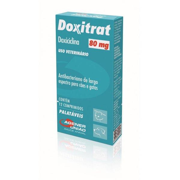 Doxitrat 80 Mg 12 Comprimidos Antibiotico Agener