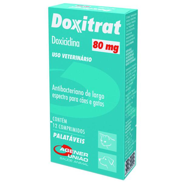 Doxitrat 80 Mg com 12 Comprimidos Agener