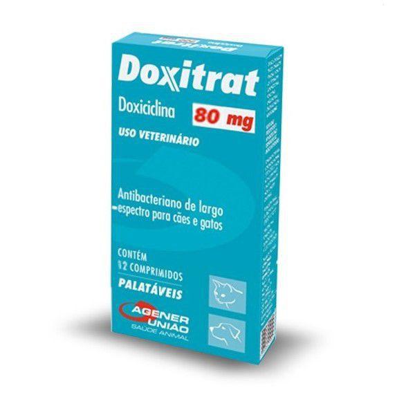 Doxitrat 80mg Antibacteriano Agener União 12 Comprimidos - Agener Uniao