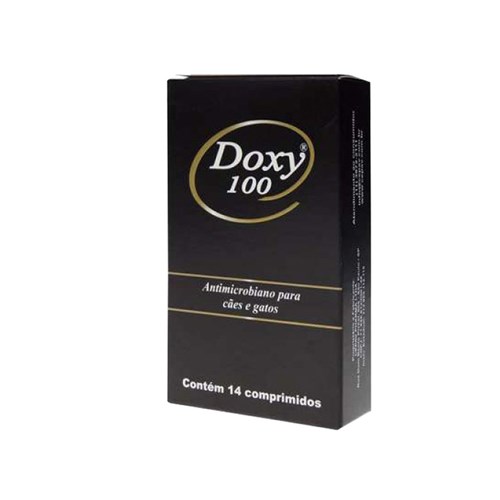 Doxy 100 14 Comprimidos Cepav Antibiótico Cães e Gatos