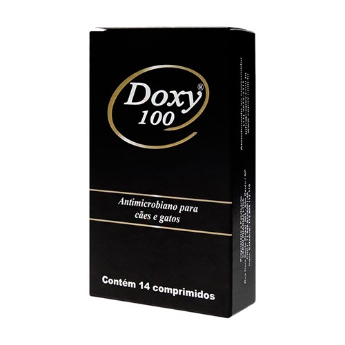 Doxy 100 para Cães e Gatos Uso Veterinário com 14 Comprimidos