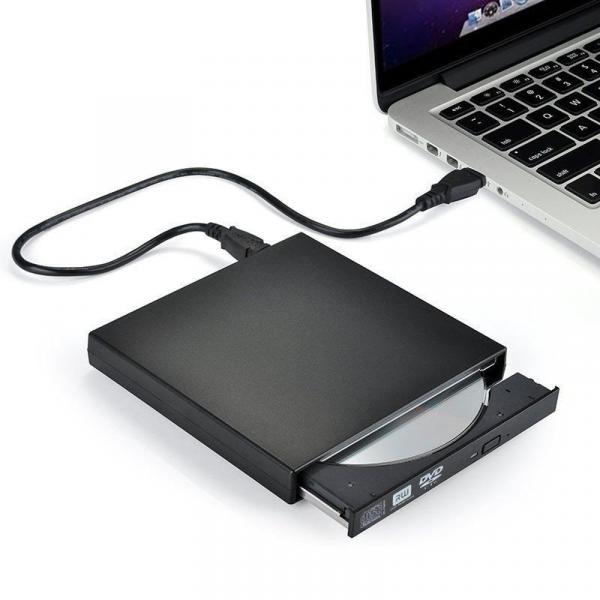 Gravador Leitor de DVD e CD Externo USB Dex DG-100
