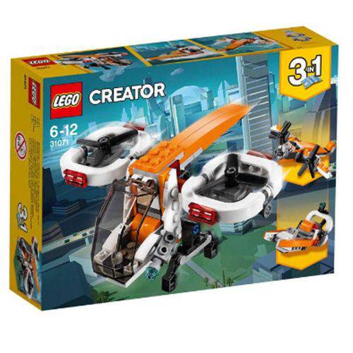 Drone Explorador LEGO Creator 3 em 1 109 Peças - 31071