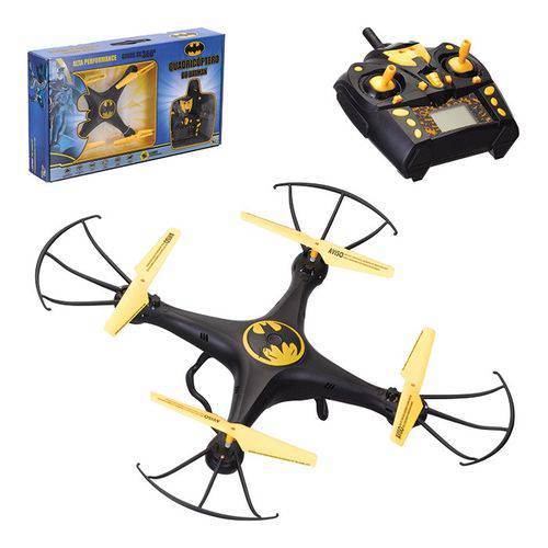 Drone Quadricoptero Batman 4 Canais Controle Remoto