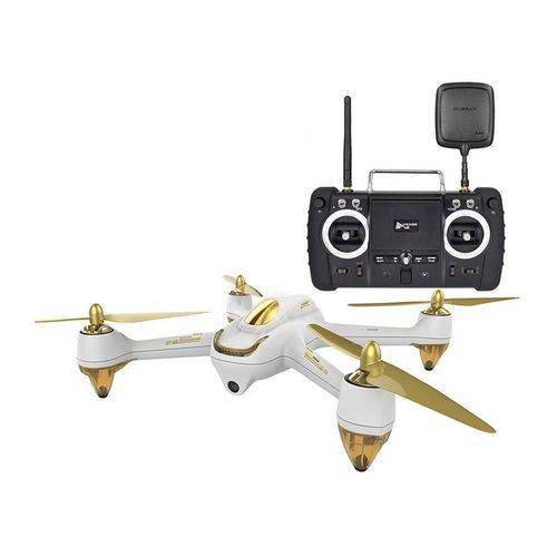 Drone The Hubsan Brushless X4 H501s Hd Câmera High Edition Branco-dourado