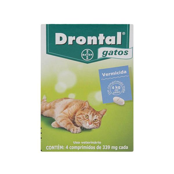Drontal Gatos Bayer com 4 Comprimidos - 4 Comprimidos