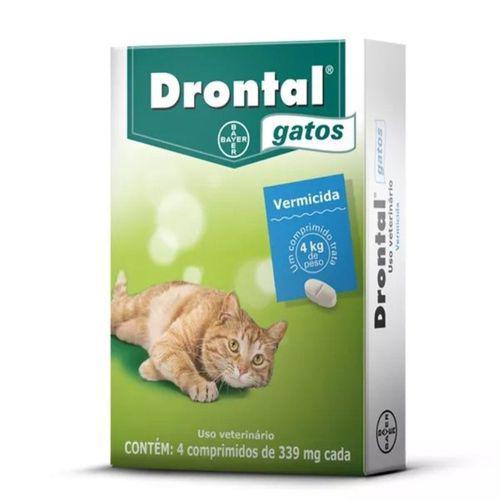 Drontal Gatos com 4 Comprimidos. - Bayer