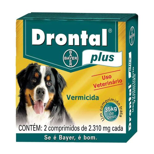 Drontal Plus 35 Kg 2 Comprimidos 