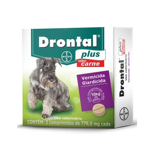 Drontal Plus Carne 2 Comprimidos - 10Kg