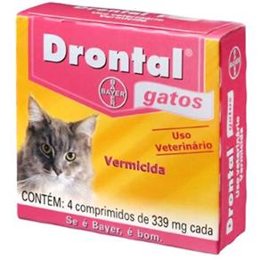 Drontal Plus Gatos 339mg 4 Comprimidos