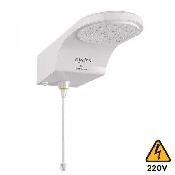 Ducha Hydra Fit Eletrônica Branca 220v 6800w