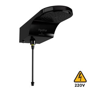 Ducha Hydra Fit Eletrônica Preta 5500w - 220V