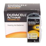 Duracell ActivAir - Modelo 10 / PR70 - Mercury Free - para Aparelho Auditivo