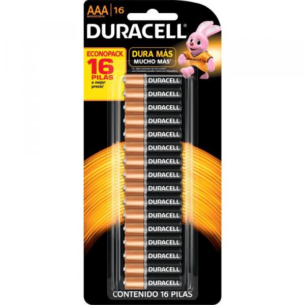 Duracell Duralock Pilha Alcalina AAA C/ 16 Unidades