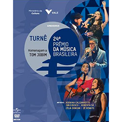 Tudo sobre 'DVD - 24º Prêmio da Música Brasileira - Homenagem a Tom Jobim'