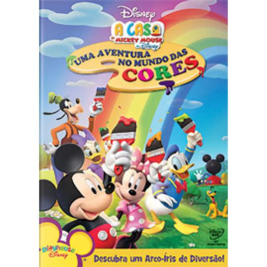 DVD a Casa do Mickey Mouse - uma Aventura no Mundo das Cores
