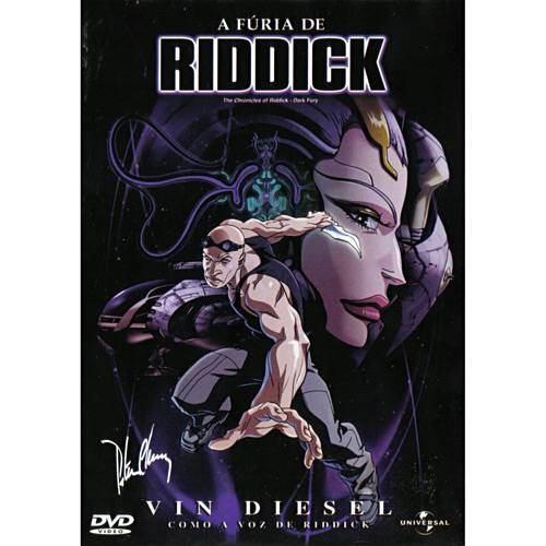 DVD a Fúria de Riddick