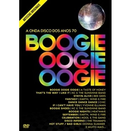 DVD a Onda Disco dos Anos 70 - Boogie Oogie Oogie