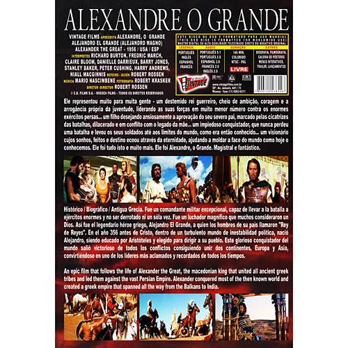 Tudo sobre 'DVD Alexandre o Grande'