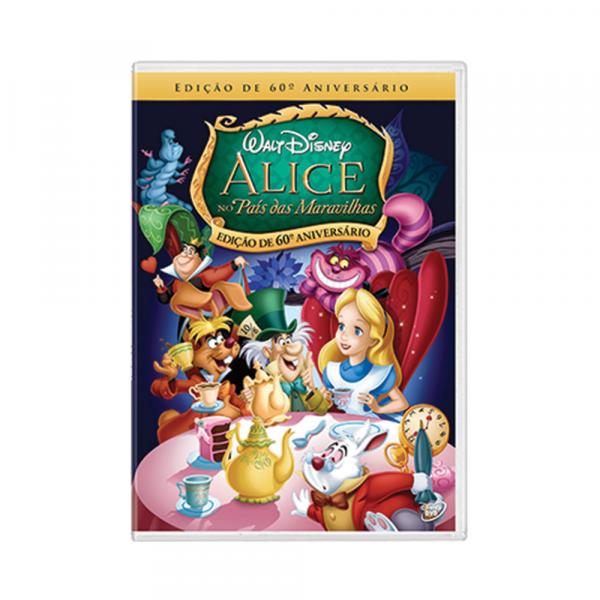 DVD Alice no País das Maravilhas - Edição de 60º Aniversário - Disney