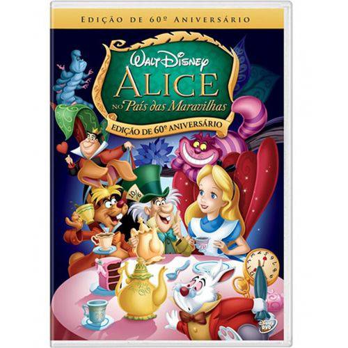 DVD Alice no País das Maravilhas: Edição de 60º Aniversário
