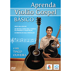 DVD Aprenda Violão Gospel Básico - Music ABC