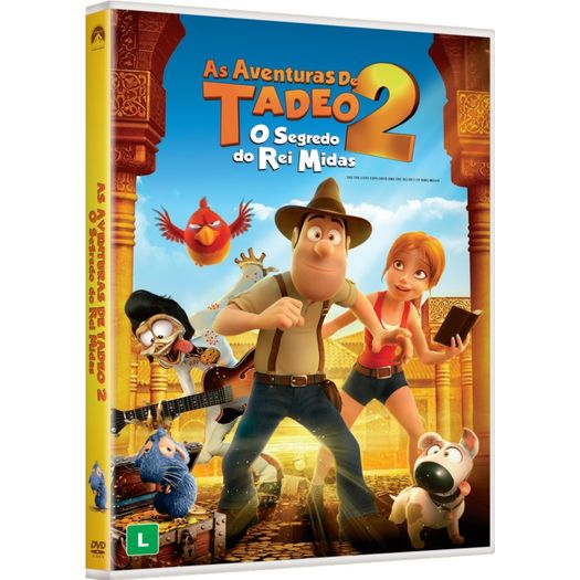 DVD as Aventuras de Tadeo 2 - o Segredo do Rei Midas