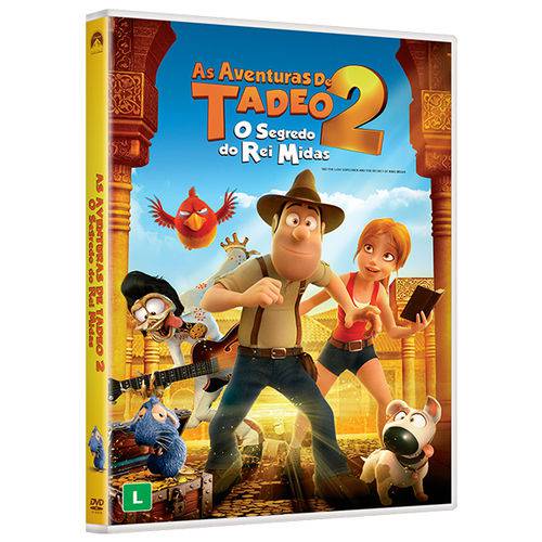 DVD - as Aventuras de Tadeo 2: o Segredo do Rei Midas