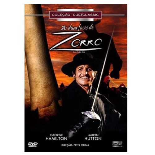 Dvd as Duas Faces do Zorro - Peter Medak