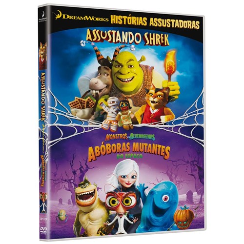 Dvd - Assustando Shrek & Monstros Vs. Alienígenas - Abóboras Mutantes