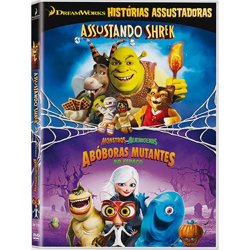 Tudo sobre 'DVD Assustando Shrek - Monstros Vs Alieniginas - Aboboras Mutantes'