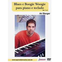 DVD Aula - Blues e Boogie Woogie para Piano ou Teclado