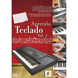 DVD Aula Music ABC - Aprenda Teclado - Vol. 1
