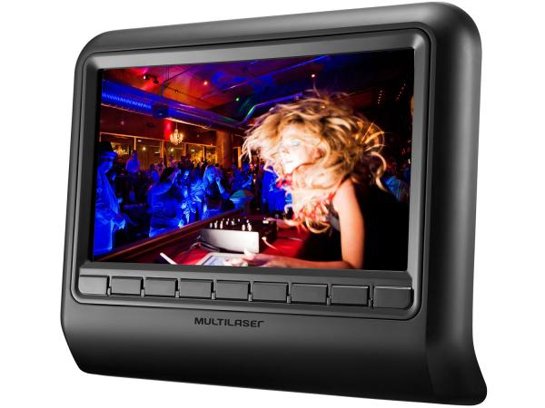 DVD Automotivo Multilaser AU705 Tela LCD 9” - 1 Watts RMS