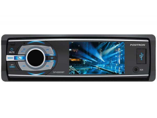 DVD Automotivo Pósitron SP4330 Tela 3” - Bluetooth e USB