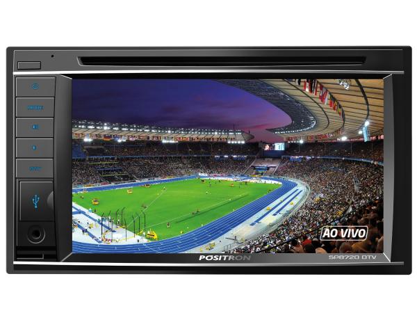 DVD Automotivo Pósitron SP8720DTV LCD 6,2” - Touch Bluetooth 180W RMS USB SD