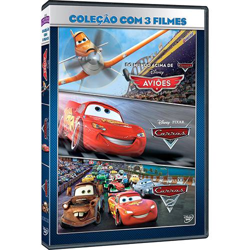 Tudo sobre 'DVD - Aviões + Carros + Carros 2 (3 Discos)'